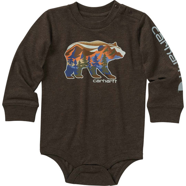 Carhartt Infant Long-Sleeve Bear Bodysuit